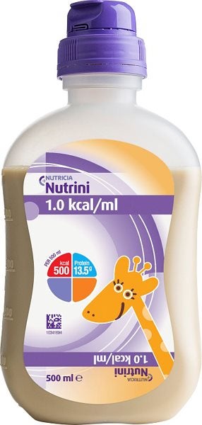 Produktbild - 57757 - Nutrini komplett sondnäring för barn 100 kcal/100ml 500ml