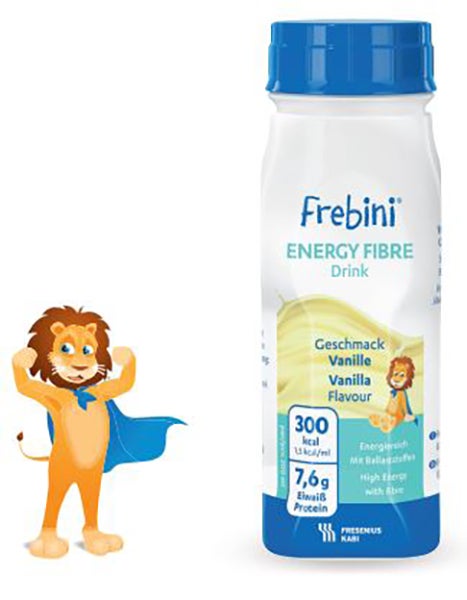 Produktbild - 58386 - Frebini Energy fibre drink kosttillägg för barn vanilj 150kcal/100ml 200ml