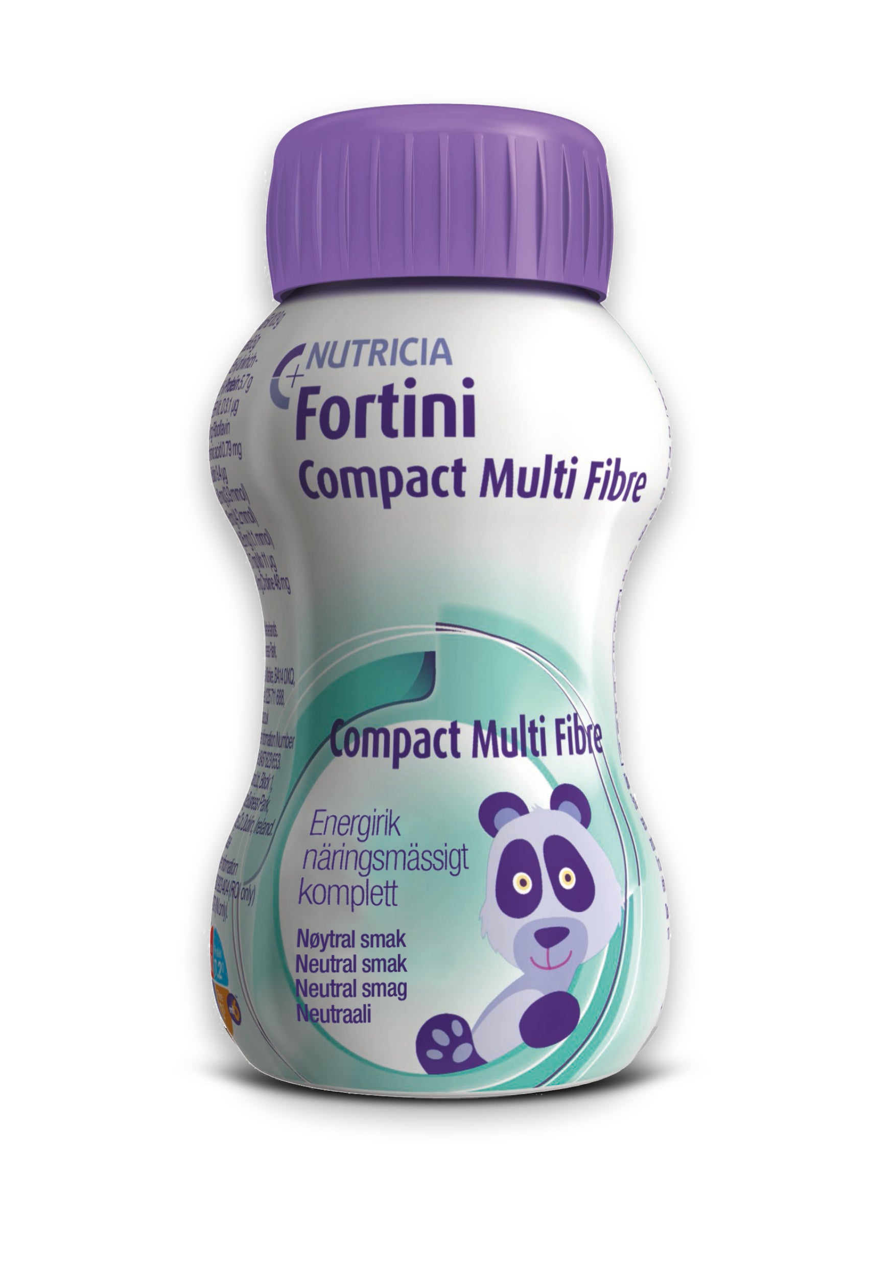 Produktbild - VF000174600 - Fortini Compact Multifiber kosttillägg för barn 1-6 år med fibrer neutral 200-300 kcal/100ml 125ml