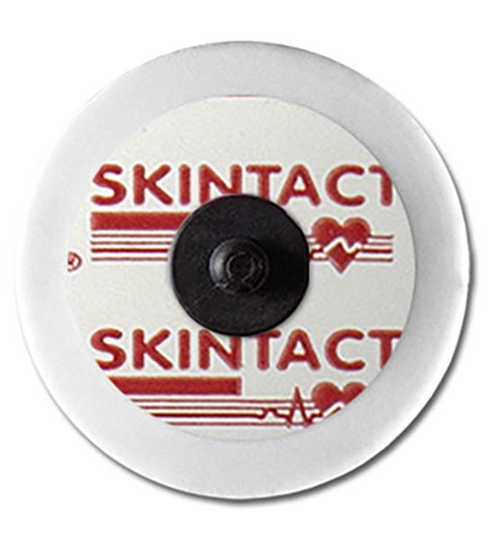 Produktbild - 62697 - EKG-elektrod för långtid MR och röntgen väv med flik och fast gel 40mm löspackad