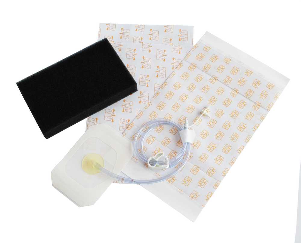 Produktbild - VF000152763 - Förbandsset för undertrycksbehandling bukförband polyuretan till Renasys 18x12,5x3cm strl M