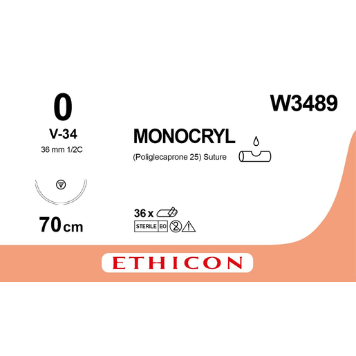 Produktbild - VF000148541 - MONOCRYL 0 V-34 70CM