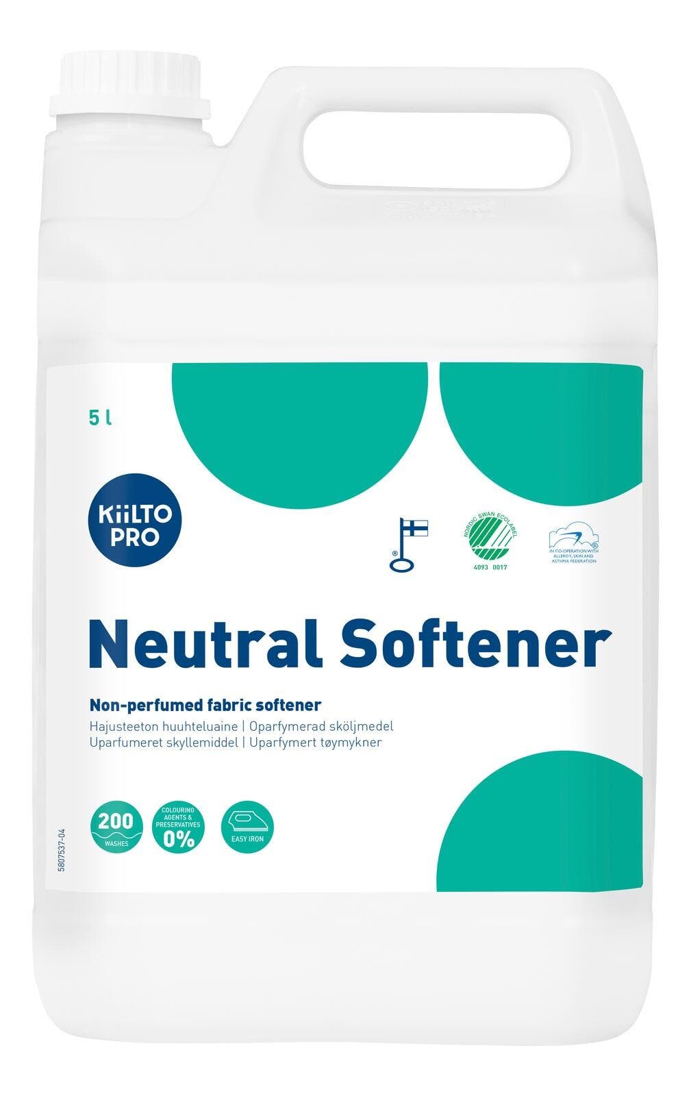 Produktbild - VF7003026 - Sköljmedel för textil till avdelningstvätt 5L