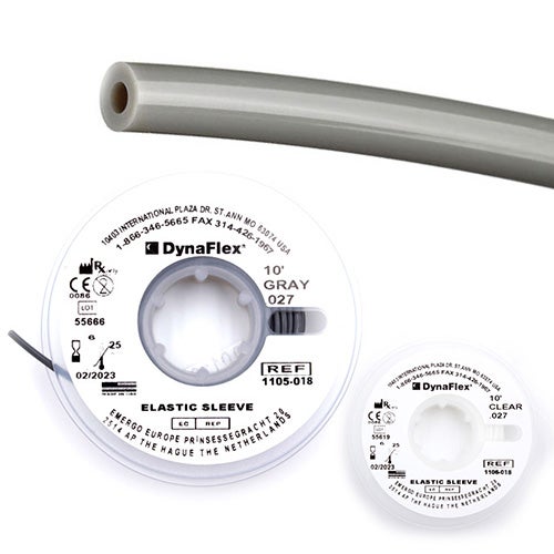 Produktbild - VF000140212 - Båghylsa elastisk grå 0.018"