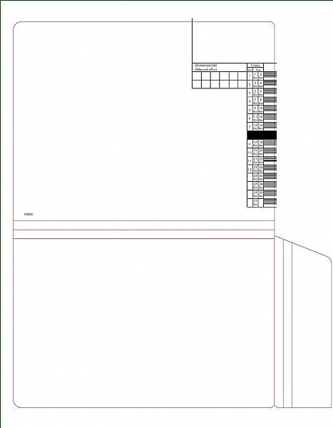 Produktbild - 54088 - Journalomslagsmapp månad 08 med tryck 315x235mm
