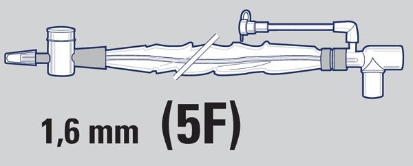 Produktbild - 45292 - Slutet sugsystem neonatal för 24-timmars användning nr 5 30,5cm