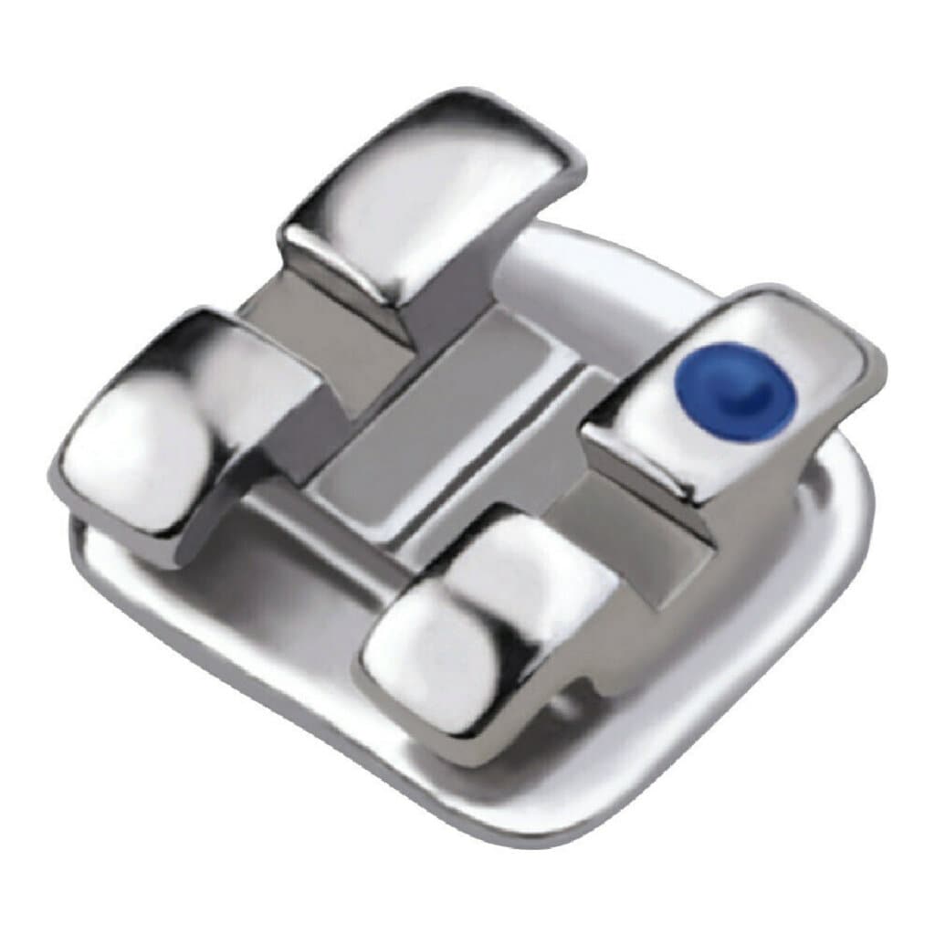 Produktbild - VF000181273 - Twin-bracket rostfritt stål för vänster/höger andra bicuspid i underkäken 0.022" torque -17° angulerad 0°