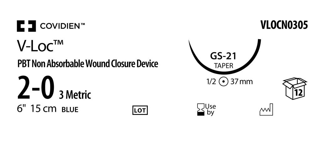 Produktbild - VF000150756 - V-LOC™PBT 2-0 BLUE 15CM GS-21 X12