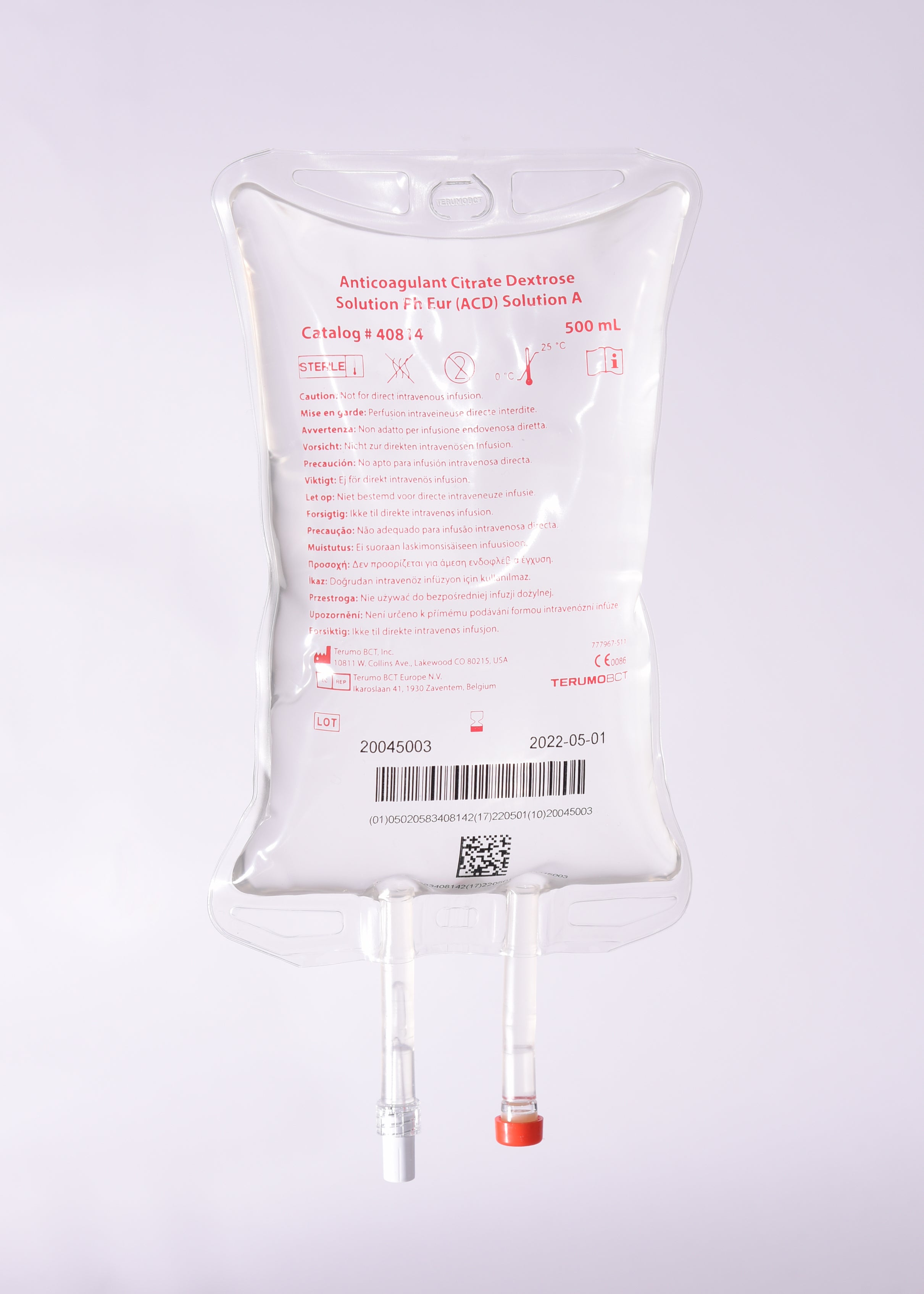 Produktbild - VF000183544 - ACD-lösning 500ml 18-pack