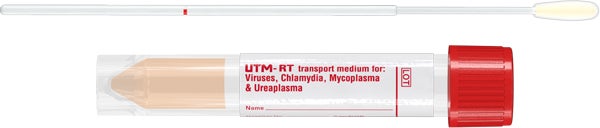 Produktbild - 61323 - Provtagningsset för virus med pinne med stor flockad topp flytande 3ml