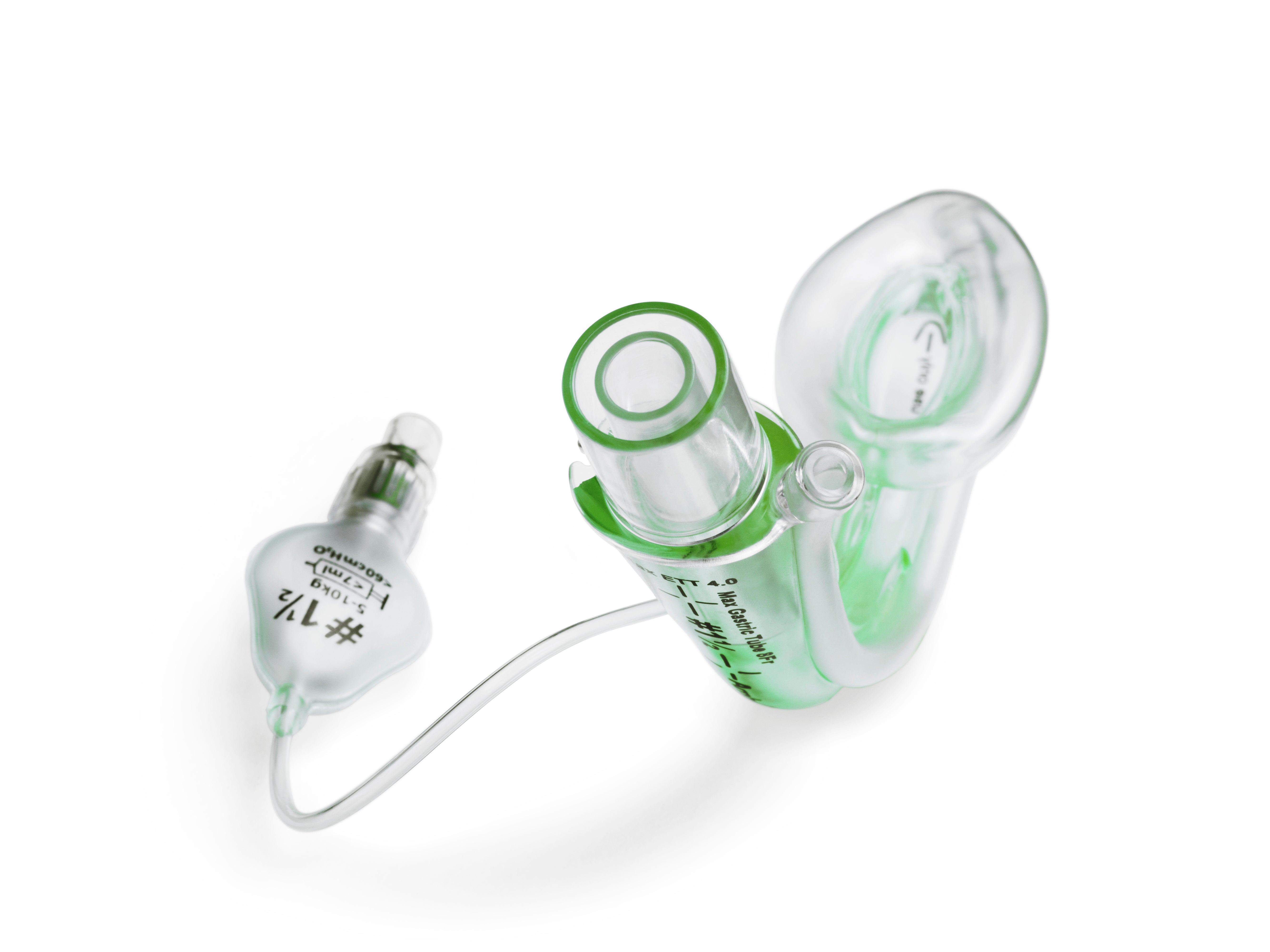 Produktbild - VF000185230 - Larynxmask med kuff böjd och sugkanal intuberbar nr 1,5