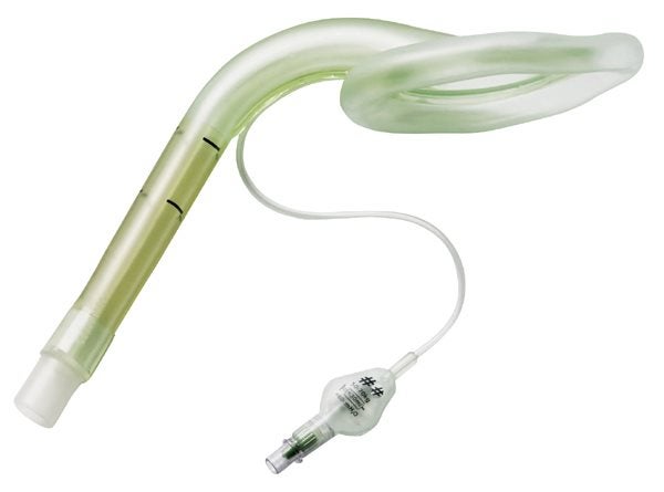Produktbild - 86074 - Larynxmask med kuff böjd nr 4