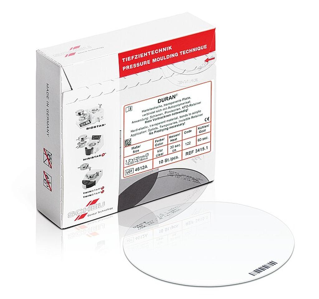 Produktbild - VF000140206 - Termoplastfolie fyrkantig 2,0x125x125mm 100-pack