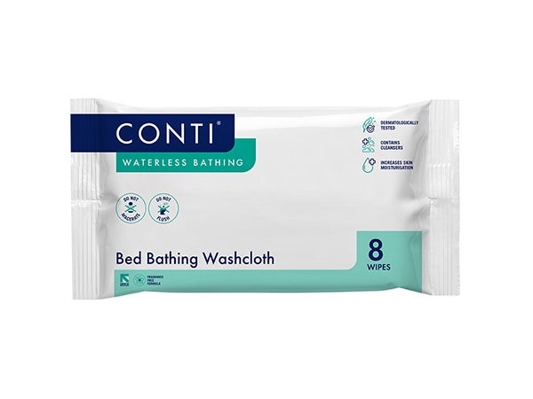 Produktbild - 61830 - Förfuktad tvättlapp oparfymerad 22x30cm