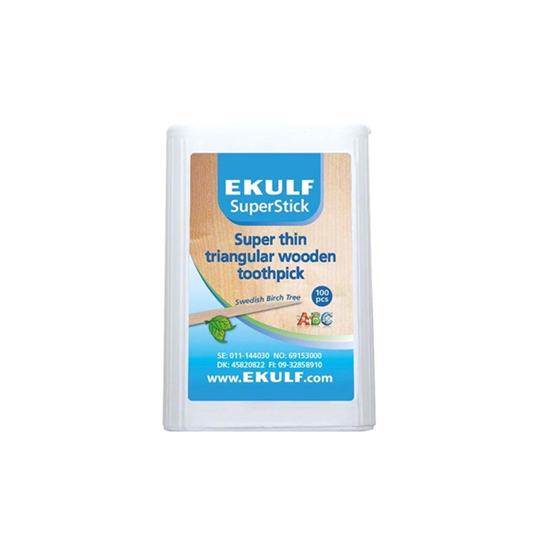 Produktbild - VF000146551 - Tandsticka björk tunn enkel 100-pack