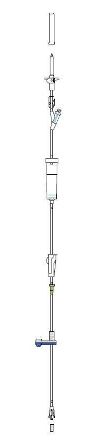 Produktbild - VF000178050 - Infusionsaggregat för onkologi och antibiotika till volympump Agilia