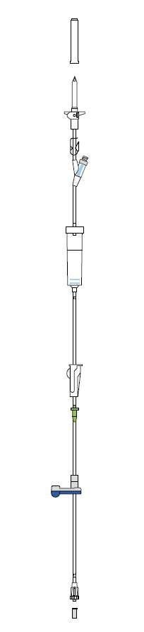 Produktbild - VF000178050 - Infusionsaggregat för onkologi och antibiotika till volympump Agilia