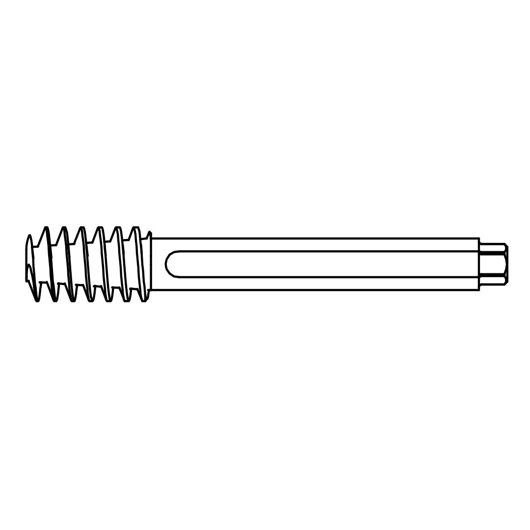 Produktbild - VF000192966 - Lag-Screw, Ø9 mm, Length 70 mm