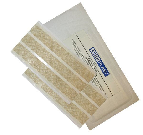 Produktbild - 50676 - Suturtejp nonwoven elastisk beige 12x100mm