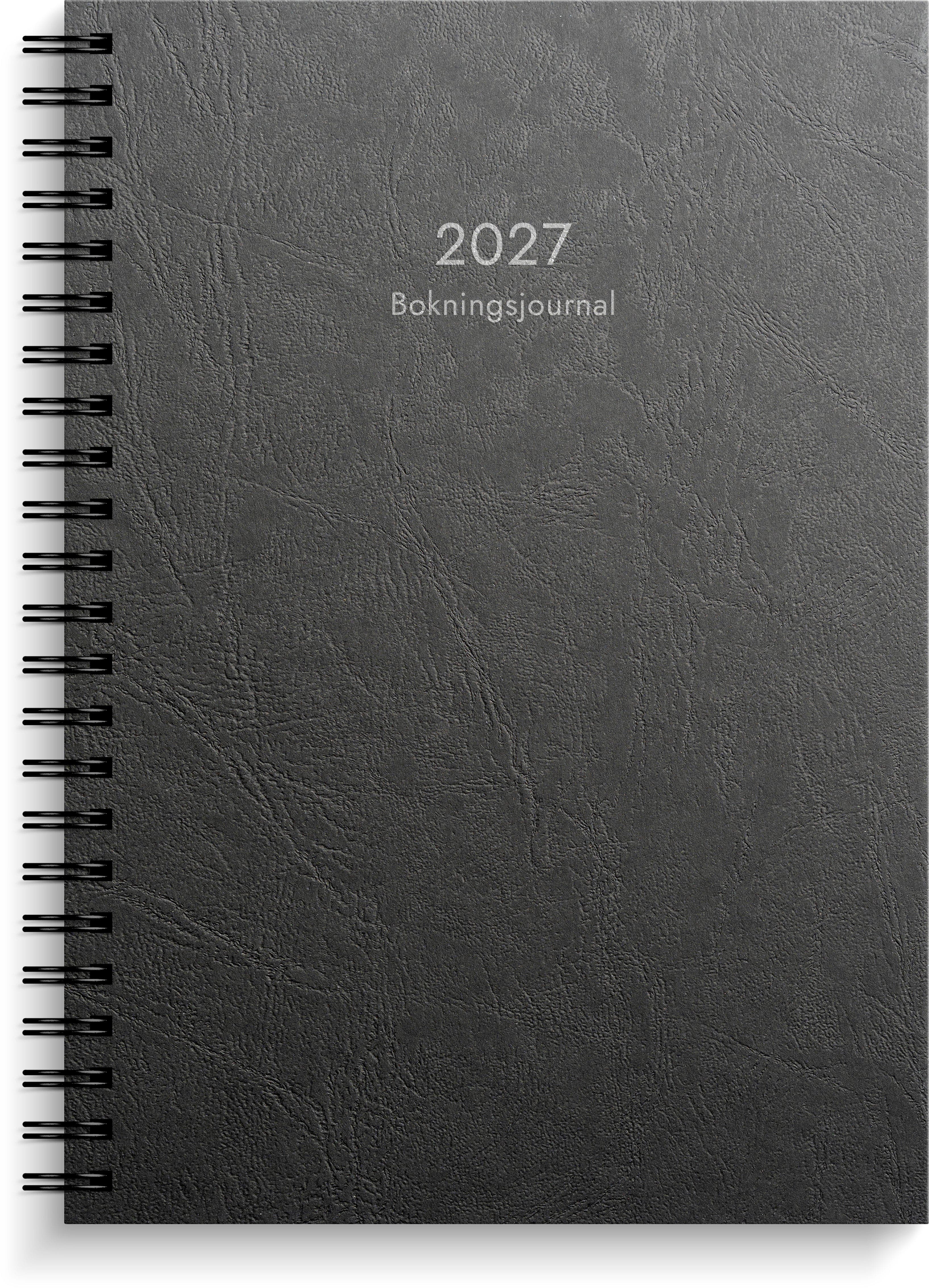 Produktbild - VF7009424 - Almanacka bokningsjournal 2027 1 dag/sida kvartindelning kl 7-21 A4
