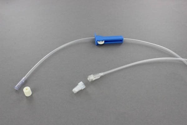 Produktbild - 40587 - Infusionsförlängningsslang för blodvärmare med avstängning hane/hona 350cm