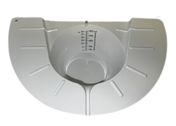 Produktbild - 63519 - Urinuppsamlingsmätare för toalettstol plast 700ml