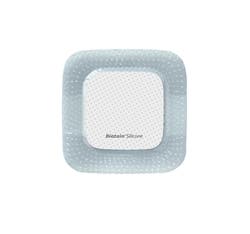 Produktbild - VF7003168 - Polyuretanskumförband högabsorberande flexibelt över leder med silikonbeläggning och häftkant 7,5x7,5cm