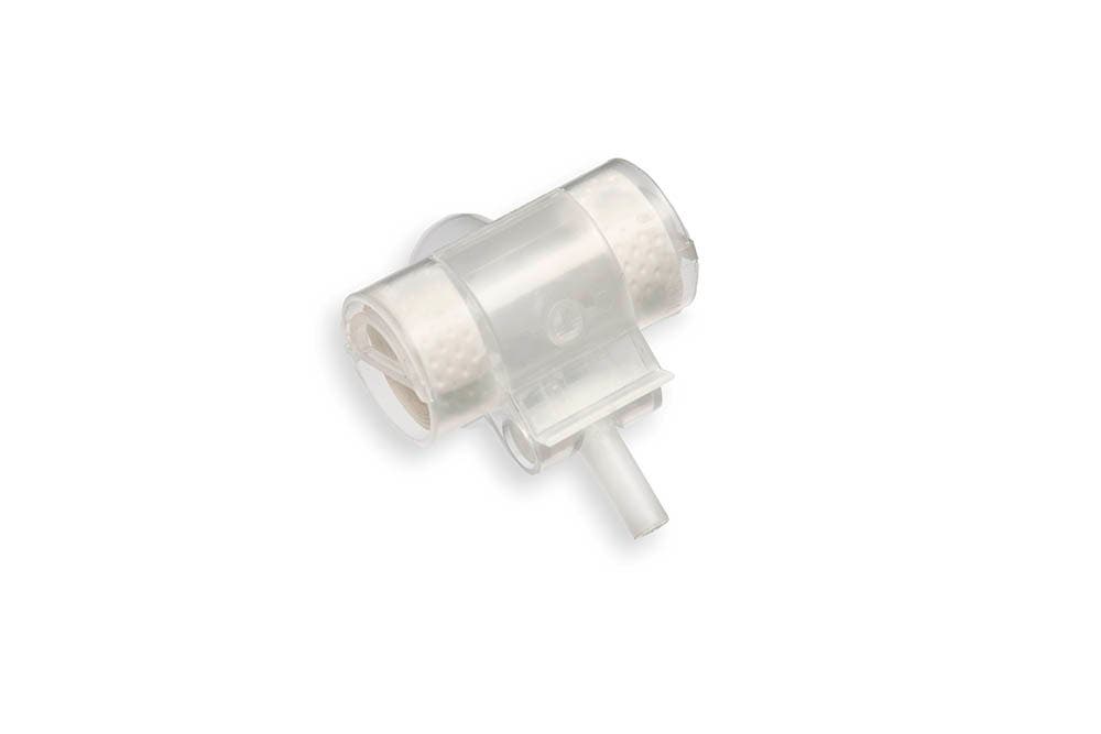 Produktbild - VF7000067 - HME fukt- och värmeväxlare för trakeostomi och spontanandning med lucka för sugkateter