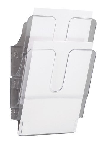 Produktbild - 52107 - Blankettfack för väggmontage med 1 fack transparent plast A5