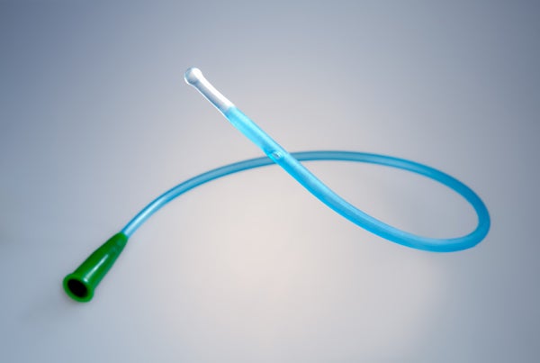 Produktbild - 59607 - Tappningskateter hydrofil med flexibel spets plast vit CH14 43cm