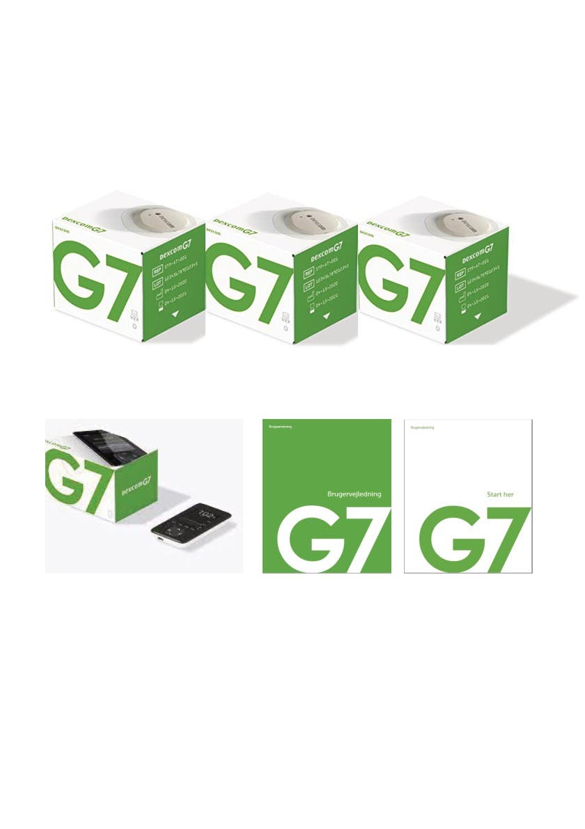 Produktbild - VF000183495 - Sensorkit till Dexcom G7 3 månader med 9 sensorer och 9 overpatch