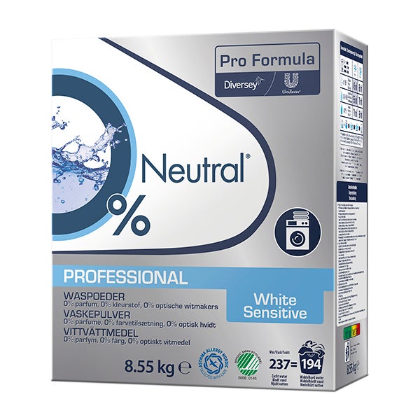 Produktbild - 61810 - Vittvättmedel för textil 8,55kg