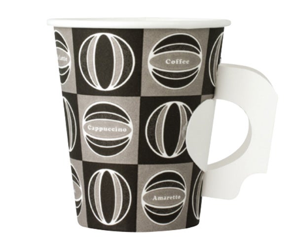 Produktbild - 59861 - Pappersmugg med öra take away-modell 17,7cl