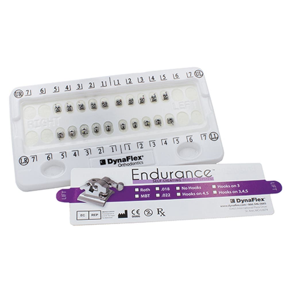 Produktbild - VF000139367 - Bracket MBT självligerande rostfritt stål för över- och underkäke 5x5 krokar på 3,4,5 0.022"