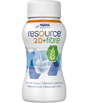 Produktbild - VF000165954 - Resource 2.0 + fibre kosttillägg med protein och fiber neutral 200kcal/100ml 200ml 24-pack