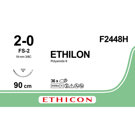 Produktbild - VF000149892 - ETHILON 2-0 FS-2 90CM BLACK