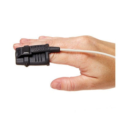 Produktbild - VF000152720 - Mjuk pulsoximetersensor för finger och tå flergångsbruk till Nonin strl M 10-19mm
