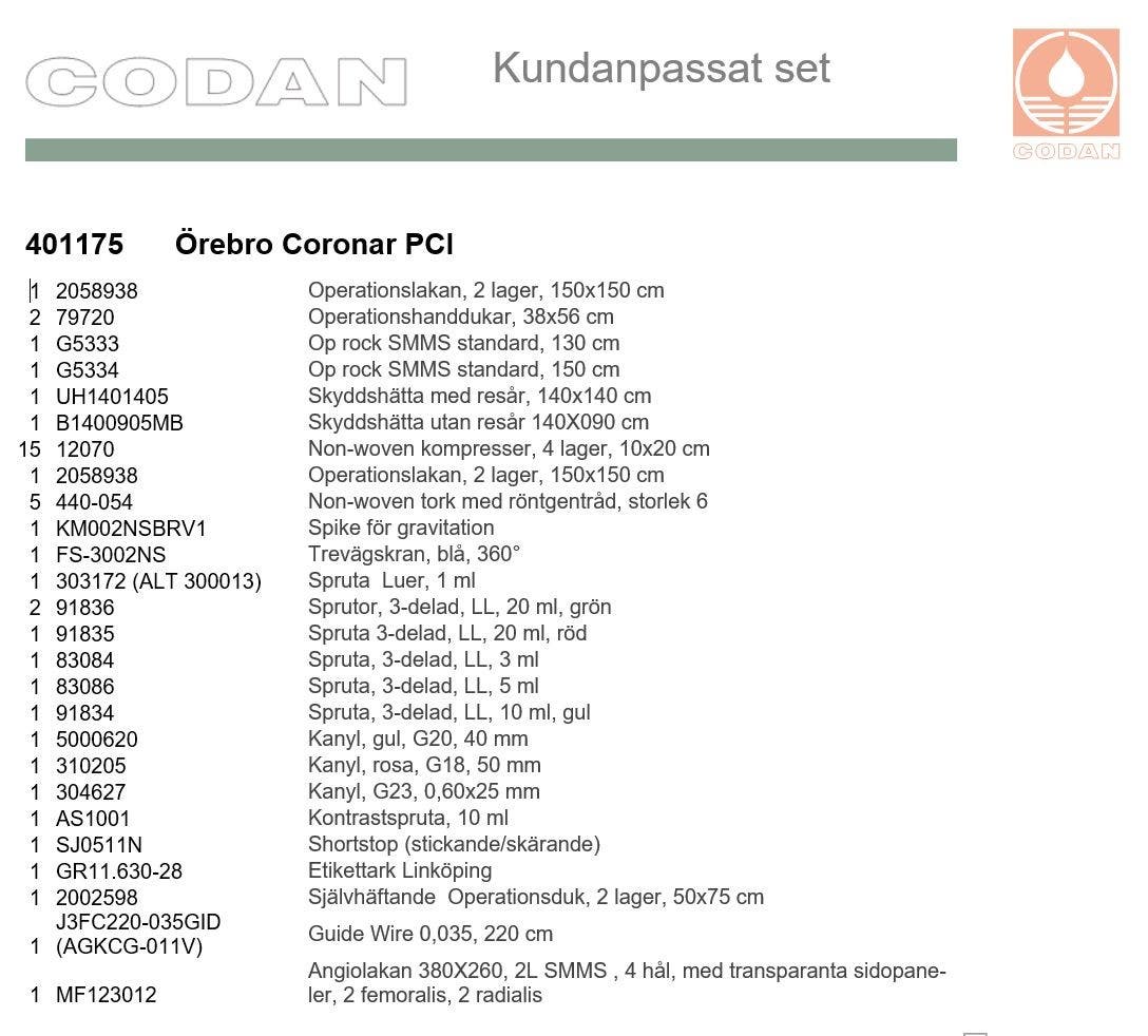Produktbild - VF000186174 - Coronarset kundanpassat för Örebro