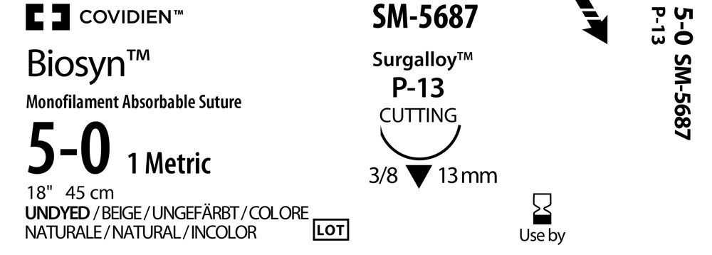 Produktbild - VF000150305 - BIOSYN™ 5-0 UND 45CM P-13 X12