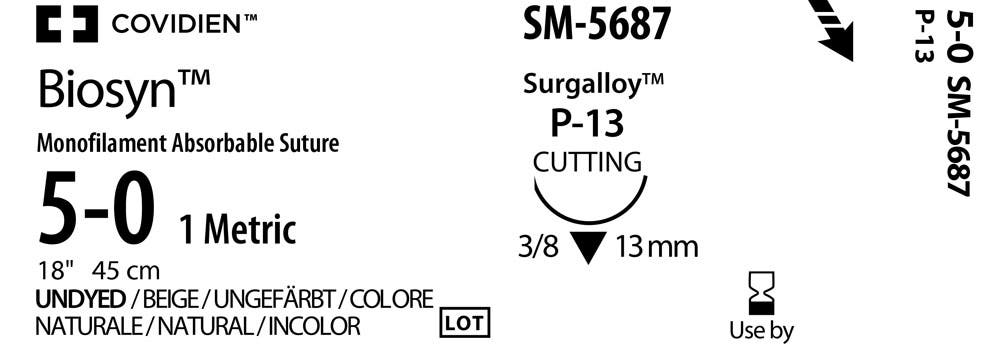 Produktbild - VF000150305 - BIOSYN™ 5-0 UND 45CM P-13 X12