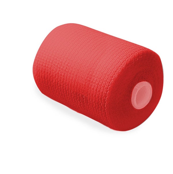 Produktbild - 62317 - Syntetiskt mjukt gips polyester röd 7,5cmx3,6m