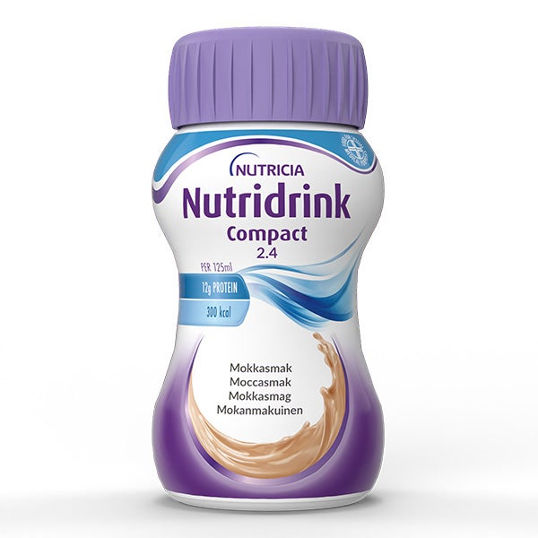 Produktbild - 64129 - Nutridrink Compact kosttillägg energirik mocca 240kcal/100ml 125ml