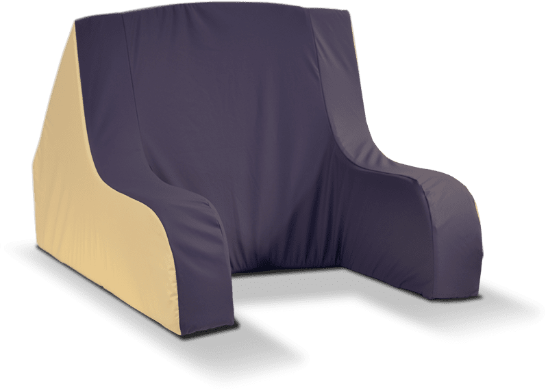 Produktbild - VF000116131 - Sittstöd med överdrag och armstöd för säng 40x70x85cm