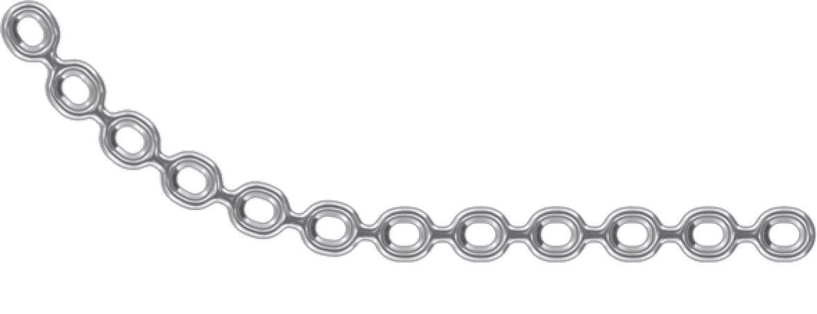 Produktbild - VF000190351 - Platta kurverad 9-12 hål