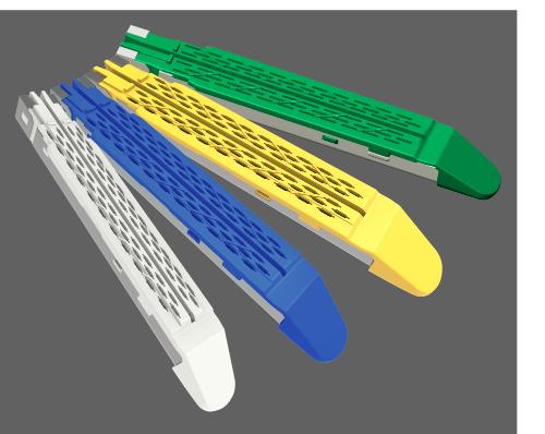 Produktbild - VF000163020 - ENDOSCOPIC LINEAR CUTTER CARTRIDGE, STAPLE LINE LENGTH 30MM, BLUE CARTRIDGE 10ST