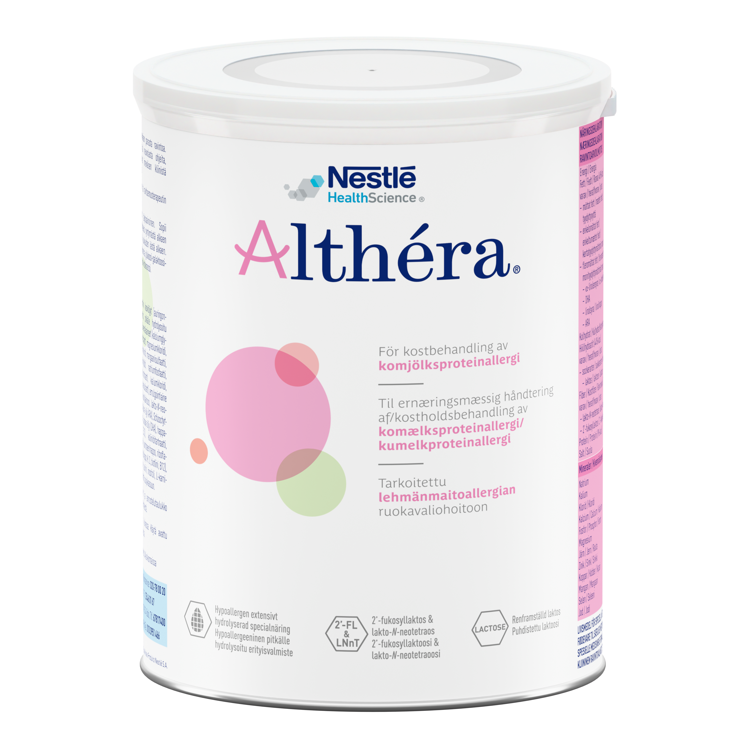 Produktbild - 58791 - Althera modersmjölksersättning 67kcal/100ml 400g