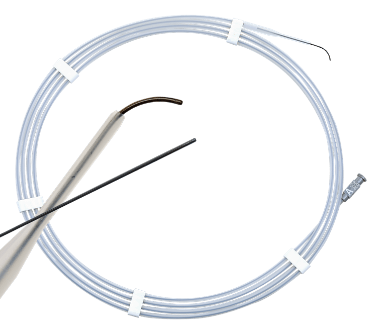 Produktbild - VF000158094 - Ledare Splash Wire vinklad spets hydrofil stiff 0.035" 3cm 180cm
