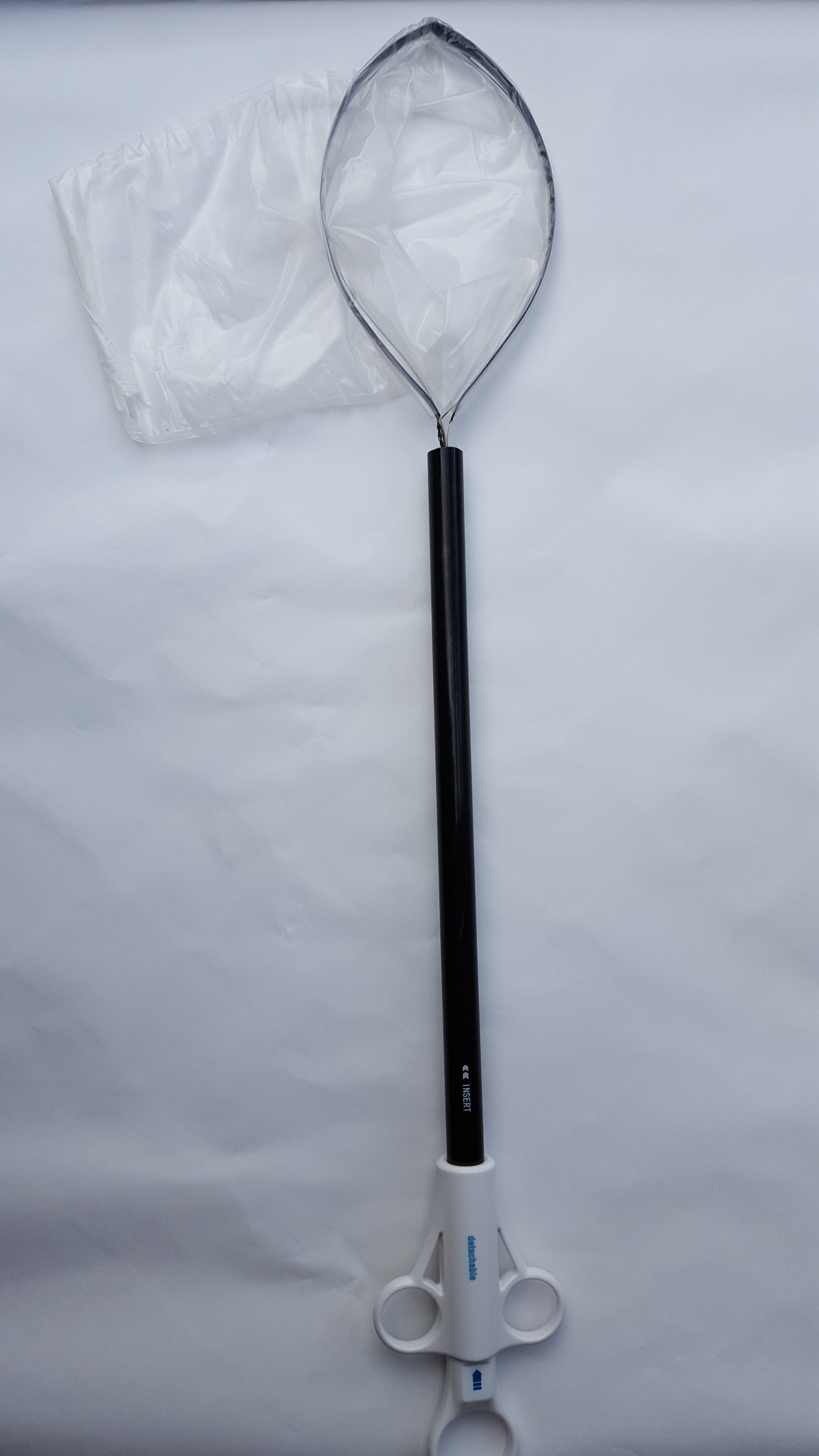 Produktbild - VF000162492 - ENDOPOUCH MED SNÖRE - DETACHABLE, 1500ML - TILLL 12MM TROAKAR 5ST TILL 12MM TROAKAR, 12MM X 33CM