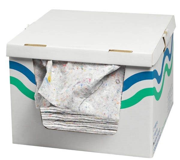 Produktbild - 85079 - Skurduk engångs i textilfiber för grovstädning och upptorkning av kroppsvätska 37x37cm