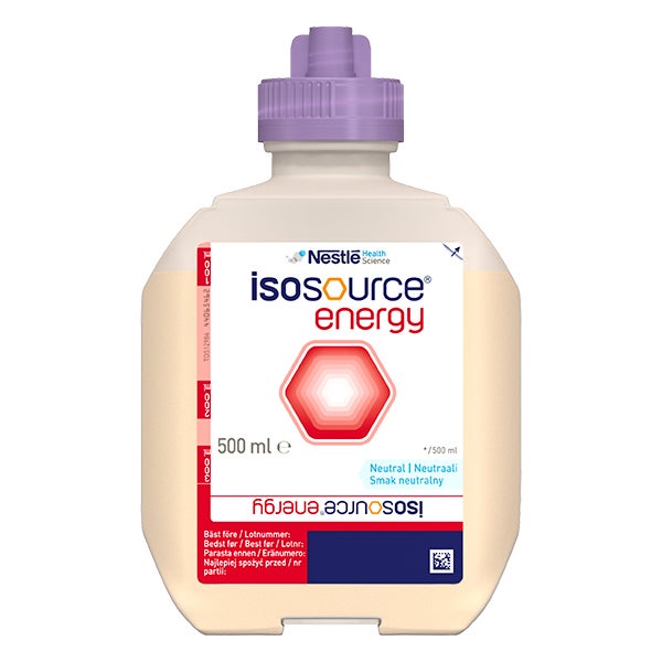 Produktbild - 62948 - Isosource Energy energirik sondnäring 160kcal/100ml 500ml
